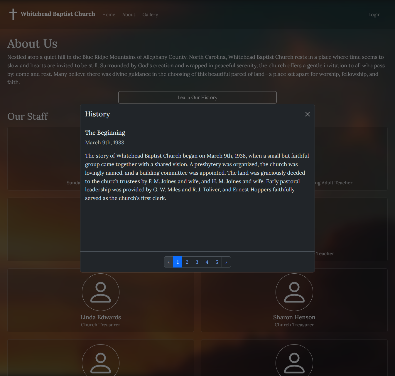 whitehead-church-app screenshot 2